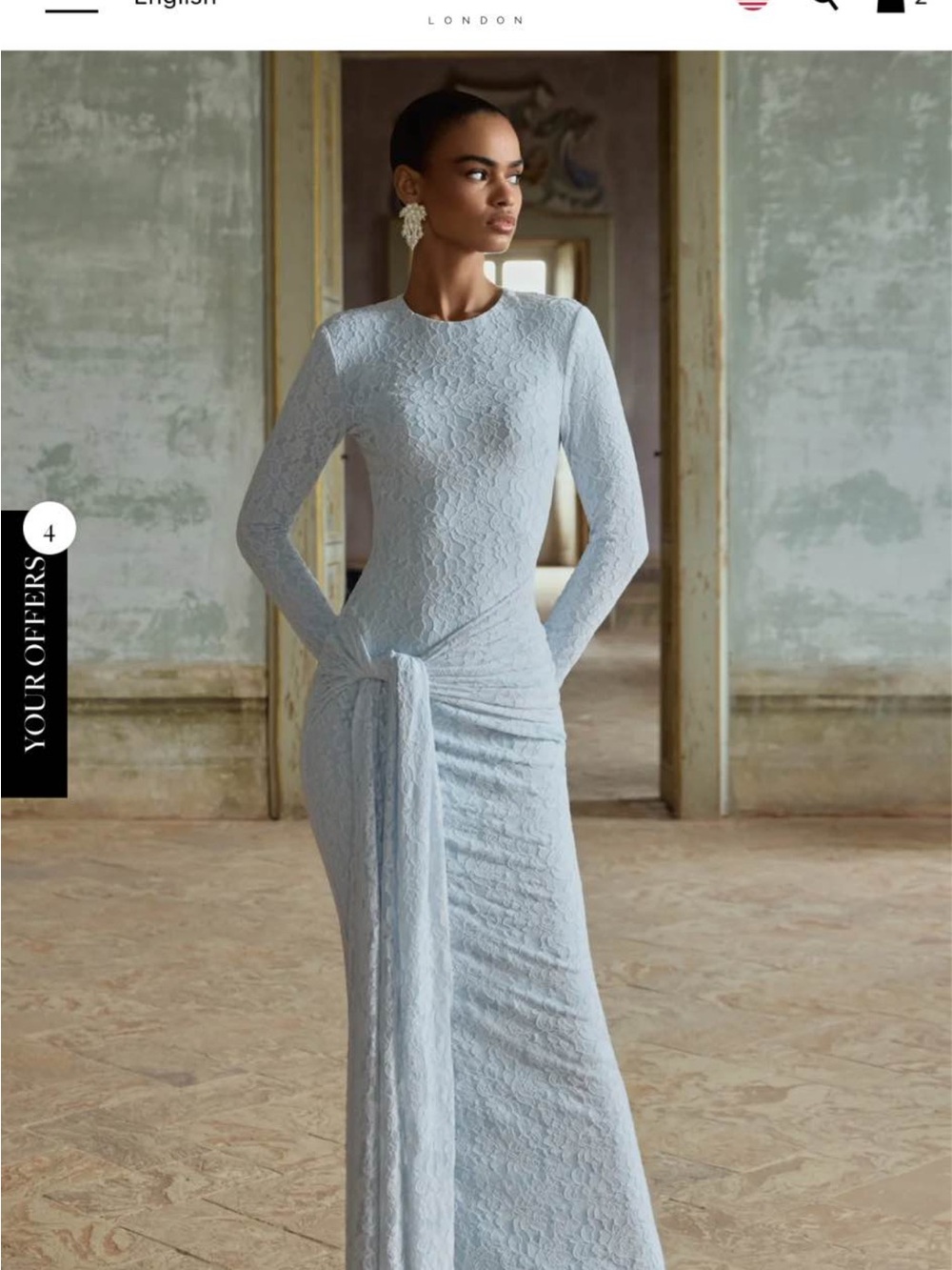 Club London Sky Blue Dress